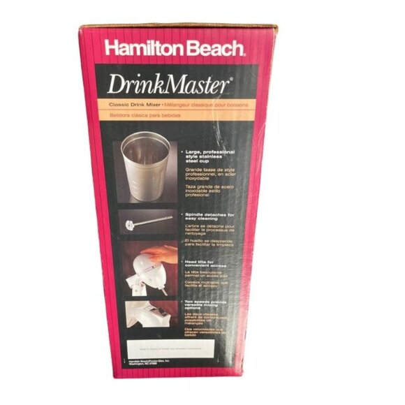 Hamilton 727B Classic DrinkMaster Drink Mixer - White - Picture 3 of 8
